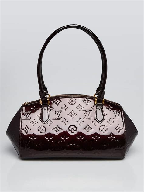 LOUIS VUITTON Vernis Sherwood PM Amarante 